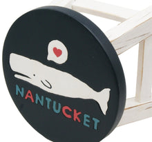 画像をギャラリービューアに読み込む, ナンタケットスツール 【くじら】