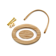 画像をギャラリービューアに読み込む, 1-1/4インチオーバルペンダントセット/オーク
