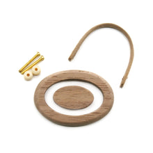 画像をギャラリービューアに読み込む, 1-1/4インチオーバルペンダントセット/ウォルナット
