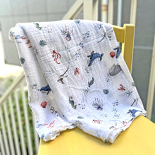画像をギャラリービューアに読み込む, オーガニックコットンシリーズ【スワドル(おくるみ)/ブランケット】