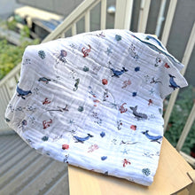 画像をギャラリービューアに読み込む, オーガニックコットンシリーズ【スワドル(おくるみ)/ブランケット】