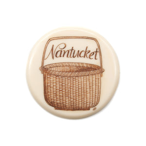 ｽｸﾘﾑｼｬｳﾌﾟﾚｰﾄ ［アクリル］ ﾗｳﾝﾄﾞ 【Nantucket Basket】 ｾﾋﾟｱ 1-1/2ｲﾝﾁ