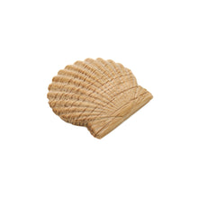 画像をギャラリービューアに読み込む, カービング ［オーク］ 【Scallop Shell】 (ホタテ貝) 1-1/2インチ
