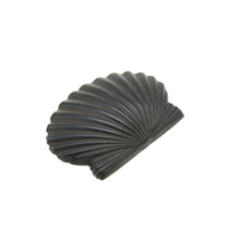 画像をギャラリービューアに読み込む, カービング ［エボニー］ 【Wide Scallop Shell】 (ホタテ貝) 1-3/4インチ

