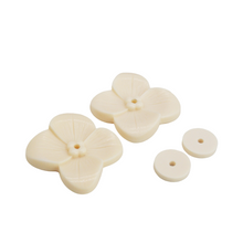 画像をギャラリービューアに読み込む, ノブ ＆ワッシャーセット ［アクリル］ 花　1-1/4インチ (ペア）
