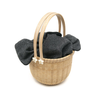 ツイードブラック/7インチラウンド