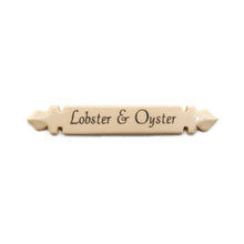 画像をギャラリービューアに読み込む, ｸｫｰﾀｰﾎﾞｰﾄﾞ ［ﾏﾝﾓｽ］【Lobster &amp; Oyster/書体Bernhard】 3ｲﾝﾁ
