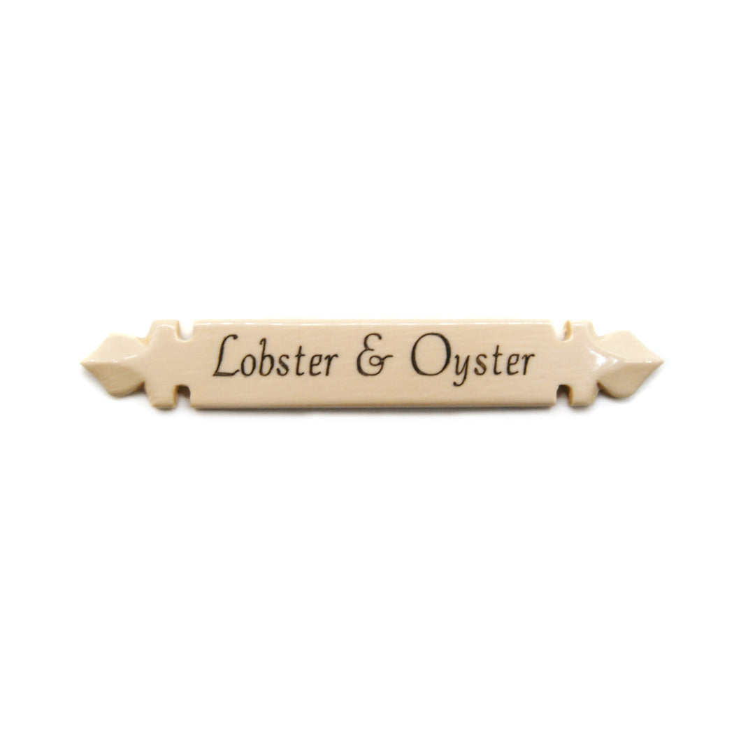 ｸｫｰﾀｰﾎﾞｰﾄﾞ ［ﾏﾝﾓｽ］【Lobster & Oyster/書体Bernhard】 3ｲﾝﾁ