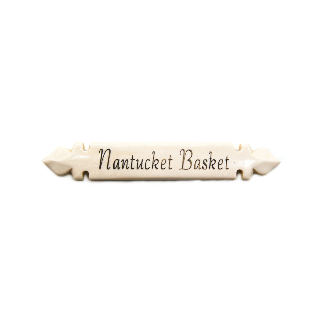 ｸｫｰﾀｰﾎﾞｰﾄﾞ ［ﾏﾝﾓｽ］【Nantucket Basket/書体Bernhard】 3ｲﾝﾁ