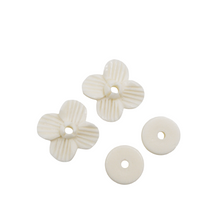 画像をギャラリービューアに読み込む, ノブ ＆ワッシャーセット ［ボーン］ アジサイ　1/2インチ (ペア）
