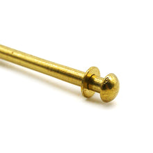 画像をギャラリービューアに読み込む, ハンドル釘 #16×1-1/4インチ (ミニ) ＆ブラスワッシャー#1セット (6本)
