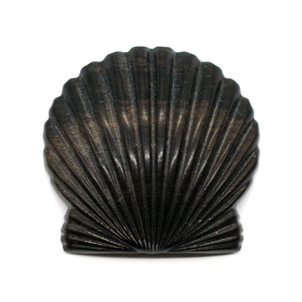 カービング ［エボニー］ 【Scallop Shell】 (ホタテ貝) 1-1/2インチ