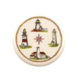 ｽｸﾘﾑｼｬｳﾌﾟﾚｰﾄ ［アクリル］ 【Four Lighthouses of Nantucket】 Color 1-1/2インチ