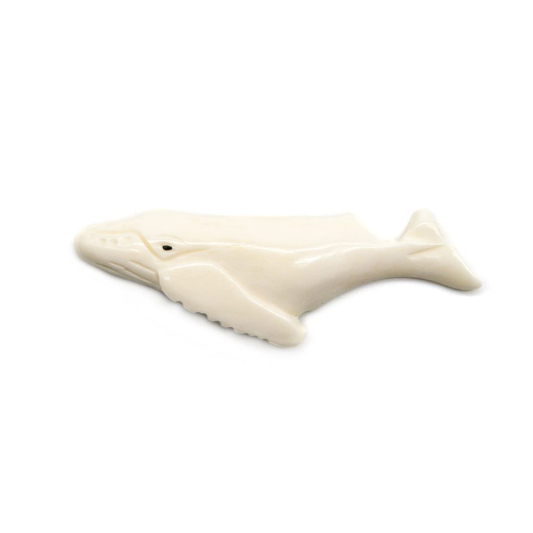 カービング ［ボーン］ 【Humpback Whale】 (ザトウクジラ) 2-1/2インチ